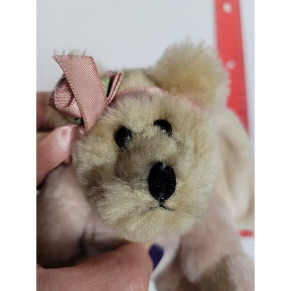 The Boyds Bear Collection Articulated Angel Christmas Ornament Plush White Tag - Picture 8 of 8